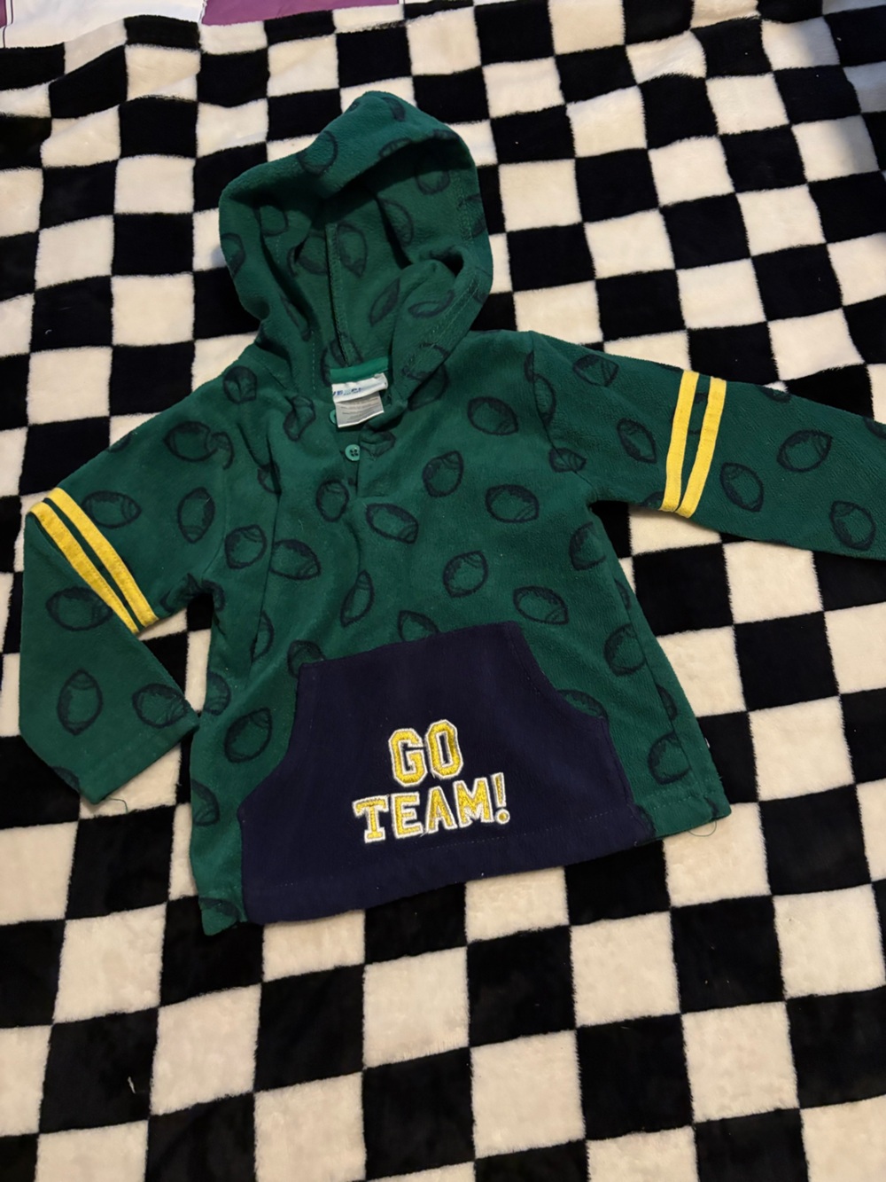 18 month football hoodie